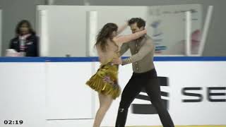 Christina CARREIRA  Anthony PONOMARENKO USA  2024 BUDAPEST TROPHY  FD [upl. by Oni942]