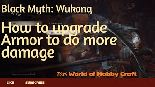 Black Myth Wukong How to upgrade armor gear [upl. by Ha862]