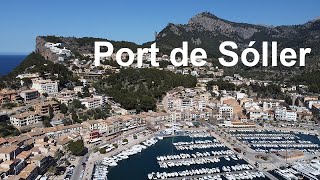 Port de Sóller Mallorca AERIAL DRONE 4K VIDEO [upl. by Dowling]