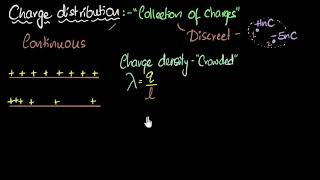 Charge density amp continuous charge distribution  Electric charges amp fields  Physics  Khan Academy [upl. by Rhodie]