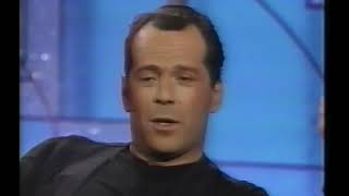 Bruce Willis on not liking Cybill Shepherd  1990 Interview [upl. by Ardnuasal]