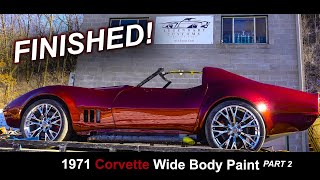 1971 Corvette Wide body Legendary Paint Part 2 [upl. by Hanid]