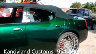 AceWhipsNET KANDYLAND Customs Willies Candy Organic Green Dodge Charger Vert on 26quots ASANTIS [upl. by Nnyrat485]