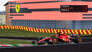 CHARLES LECLERC DRIVING 2024 FERRARI SF24  FIORANO  Assetto Corsa [upl. by Cestar]