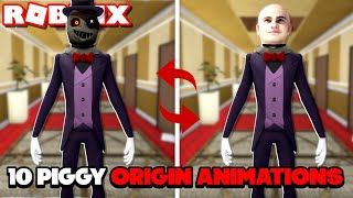 Top 10 Piggy Origin Animations Roblox [upl. by Moia8]