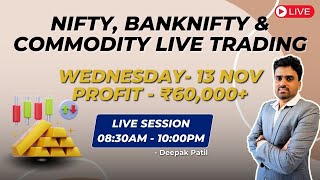 Equity amp Commodity Live Trading [upl. by Akinyt]