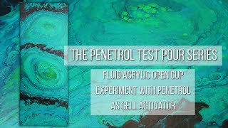 The Penetrol Test Pour Series Fluid Acrylic Open Cup Experiment With Penetrol As Cell Activator [upl. by Carolan]