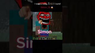 Simon12  minecraft moment before disaster  Herobrines brother shorts minecraft trollface [upl. by Bohon]