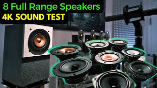 SUPERTEST  8 Diy Full Range Speakers That Will Blow Your Mind [upl. by Durante]