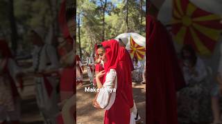 Makedonya festivalde keşfet antalya festival yörük türkmen dance [upl. by Arakaj]