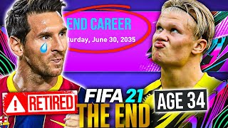 THE END of FIFA 21 CAREER MODE in 2035 FIFA 21 Experiment [upl. by Keryt]