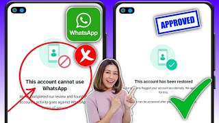 How to Fix this account is not allowed to use WhatsApp due to spam Problem Solution [upl. by Akcimehs905]