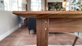 Building a Shaker Walnut Dining Table [upl. by Lorine]