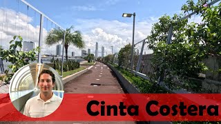 Biking on the Cinta Costera in Panama City Panama with Go Panama Bike Tours [upl. by Heron481]