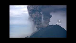 MOUNT SINABUNG ERUPTION 2010 [upl. by Mcgill833]