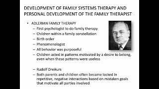 COUN 4500 Chapter 14 Family Systems Therapy [upl. by Ibbob468]