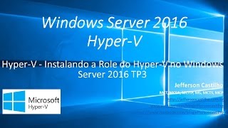 HyperV  Criando um Virtual Switch com o Windows Server 2016 [upl. by Anahsal619]