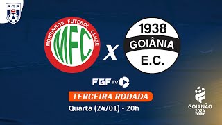 Ao vivo  Morrinhos FC X Goiânia EC  Campeonato Goianão 2024 [upl. by Fendig]