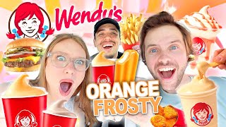 Tasting VIRAL Celebrity Foods WENDY’S New Menu Items [upl. by Attenreb22]