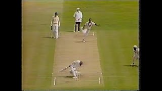 ANDY LLOYD HIT BY MALCOLM MARSHALL ENGLAND v WEST INDIES 1st TEST MATCH DAY 1 EDGBASTON JUNE 14 1984 [upl. by Alaster]