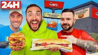 MANGIO SOLO nei FAST FOOD degli YOUTUBERS per 24H [upl. by Dorelia]