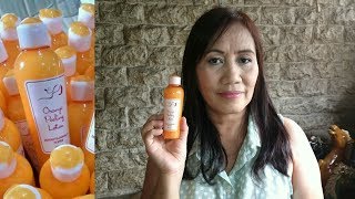 Using Orange Peeling Lotion On My Face Review  Demo [upl. by Derfiniw]