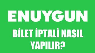 En Uygun Bilet İptali Nasıl Yapılır [upl. by Latini]