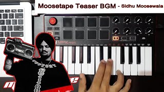 Moosetape Teaser BGM  Sidhu Moose Wala  Moosetape Instrumental Music [upl. by Serena]