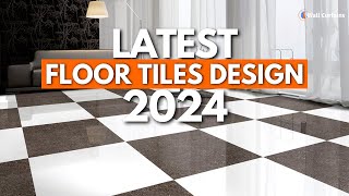 Latest Floor Tiles Design 2024  Ceramic Floor Tiles Colours  Interior Design Flooring Ideas [upl. by Anni901]