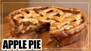 🥧 TARTA de MANZANA AMERICANA  Auténtico APPLE PIE [upl. by Adali]