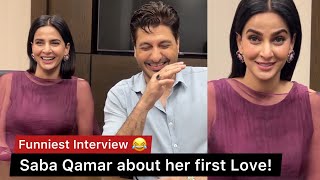 Saba Qamar’s funniest interview along with Syed Jibran for film Ghabrana Nahi Hai [upl. by Jesh]