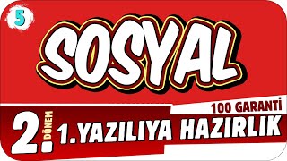 5Sınıf Sosyal 2Dönem 1Yazılıya Hazırlık 📝 2023 [upl. by Noira989]