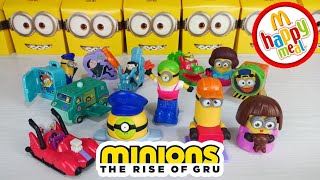 McDonalds Happy Meal MINIONS THE RISE OF GRU JUNE 2022 [upl. by Eserrehs]