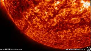 Watch a massive canyon of fire explode from the sun [upl. by Aiderfla495]