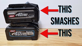 Makita BL4040F Battery Testing and Teardown of Makitas NEW HIGH OUTPUT Battery Pouch Cells in it [upl. by Durand]