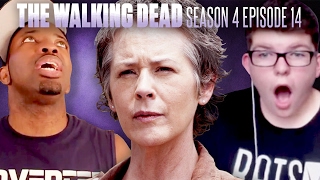 Fans React To The Walking Dead Season 4 Episode 14 quotThe Grovequot [upl. by Akirehc586]