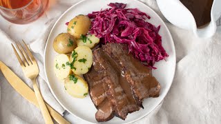 Classic German Sauerbraten Recipe [upl. by Robbins]