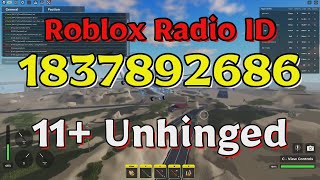 Unhinged Roblox Radio CodesIDs [upl. by Franciscka313]