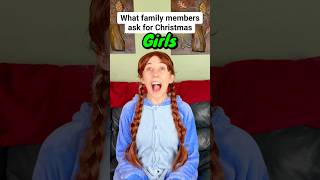 What family members ask for Christmas [upl. by Atekal]