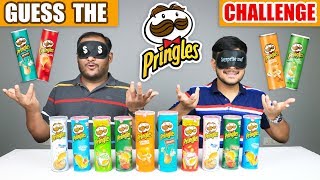 GUESS THE PRINGLES CHIPS CHALLENGE  Pringles Potato Chips Eating Competition  Food Challenge [upl. by Raval]