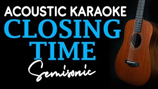 CLOSING TIME  Semisonic  ACOUSTIC KARAOKE [upl. by Siahc278]