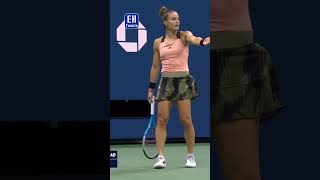 Unexpected Comedy Raducanu vs Sakkari and Their Funny Reactions olympics sports usopen [upl. by Grimaud]