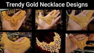 Trendy gold necklace designs  Latest gold necklace [upl. by Meara107]