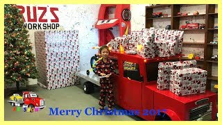 Christmas Morning 2017 Opening PresentsGifts From Santa with the SURPRISE TOY Project [upl. by Ardried]