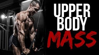 Mass Building Upper Body Workout for Skinny Guys ChestBackShouldersArms [upl. by Nireil]