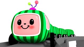 🚂 Cocomelon Trains for Children 🚂  Toy Factory Fun [upl. by Amo]