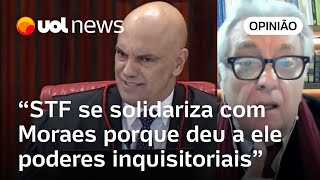 STF deu poderes inquisitoriais a Moraes por isso se solidariza com ele diz jurista Maierovitch [upl. by Manouch]