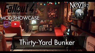 Fallout 4 Mod Showcase ThirtyYard Bunker by Elianora [upl. by Imoen346]