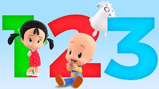 Numbers oven  Cleo amp Cuquin Educational Videos for Children [upl. by Trefler]