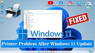 ✅ How To Fix Printer Problem After Windows 11 Update [upl. by Karney]